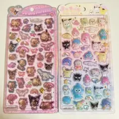 うるちゅるポップシール　日焼け　サンリオ　正規品　シナモン　キティ　プリン