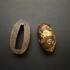 ◇獣形子持勾玉◇収集品 縄文 弥生 古墳 異形勾玉 碧玉 翡翠 碧緑 透光 