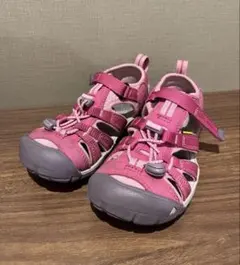 KEEN キーン サンダル ピンク　18.5cm