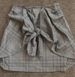 LIPSERVICE リップサービス タイトスカート S グレー チェック