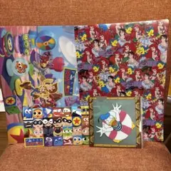 ディズニーキャラクタークリアファイル4枚セット