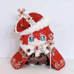 10〜12cm ぬい服 いつぬい 王冠・ロッド付き！王様服《カラー：赤》