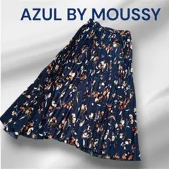 最終お値下げ！AZULBY MOUSSYプリーツスカートS アシンメトリー