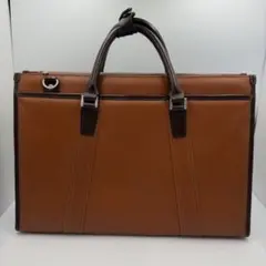 Creed SECTION 2 ビジネスバッグ キャメル 2WAY 美品 本革のサムネイル