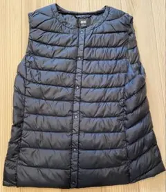 マ*子様 ユニクロ　黒 ダウンベスト L