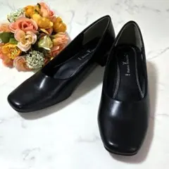 【美品 大きいサイズ】 Romeo Valentino パンプス 25 EEEのサムネイル