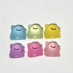 메타몽 ミニチュアフィギュア 6色セット 蓄光