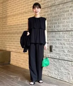 【新品】B:MING by BEAMS ブラウス　テーパードパンツ　セットアップ