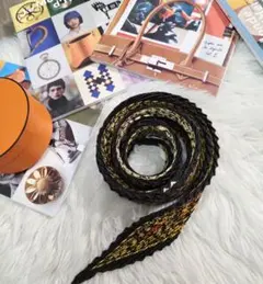 未使用 エルメス プリーツスカーフCHASSE EN INDE