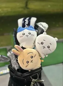 ハチワレ　ちいかわ　うさぎ　ヘッドカバー　ユーティリティ　フェアウェイウッド