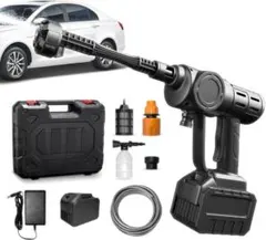 高圧洗浄機 コードレス 充電式 6in1多機能 洗車機 家庭用 PSE認証