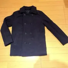 ユニクロ　ネイビー ピーコート150センチダブルブレスト