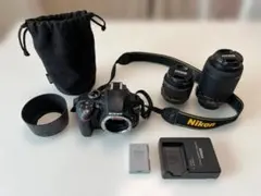 Nikon D3300 ダブルズームキット スマホ転送WU-1a付 一眼レフ 2026年最新】d3300 ダブルズームキットの人気アイテム - メルカリ