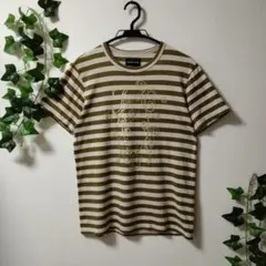 TSUMORI CHISATO 　ボーダー　ゴールドプリント　 半袖Tシャツのサムネイル