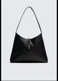 ZARA プレーンショッパーバッグ ブラック ショルダーバッグのサムネイル