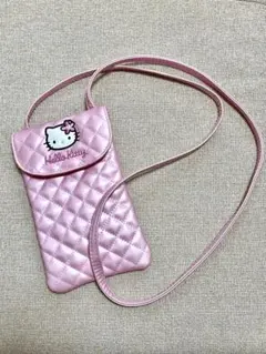 ハローキティ スマホショルダーバッグ ピンク