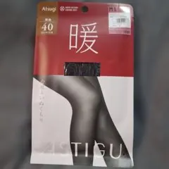 ATSUGI 暖 ASTIGU 40デニール タイツ M-L ブラック