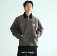 カーハート WIP OG デトロイトジャケット タバコ ブラックM