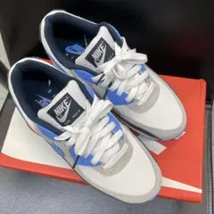 NIKE Air Max 90 グレー/ブルー　26センチ