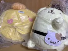 プリン　ぬいぐるみ　クッション　2個セット