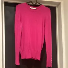ZARA ピンク 長袖ニット S