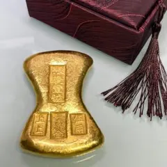 縁起物の金貨巨大な金餅 古銭蘭州永豊李恩昭鳳天翔金運パワー開運用へ