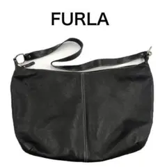 FURLA バッグ　2way　レザー　ブラック