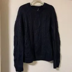 H&M ニット セーター ネイビー