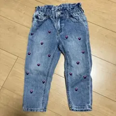 GAPミニーマウス刺繍デニムパンツ