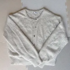 GU シャイニークルーネックカーディガン XL