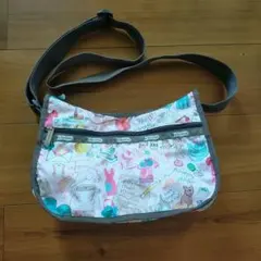 LeSportsac ショルダーバッグ 総柄 クラシックホーボー ピンク