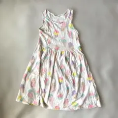 130サイズ アイスクリーム柄ノースリーブワンピース H&M