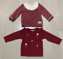 長袖トップス　2枚セット