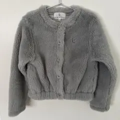 KUMIKYOKU ファー　カーディガン 130
