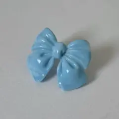 大きなリボン 指輪 ウィッシュコア 水色系統 バレエコア 天使界隈 量産型