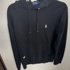 ラルフローレン黒パーカー