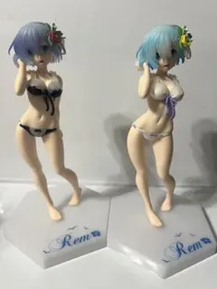 Re:ゼロから始める異世界生活 レム水着 フィギュア 2体まとめ売り