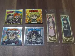 鬼滅の刃マンチョコ　シール　禰豆子のチョコバー　ミニステッカー　６点セット