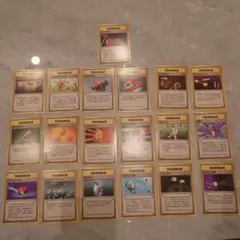 ポケモンカード 旧裏 トレーナーカード 19枚セット 初期