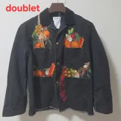 新品 doublet Vegetable Embroidery カバーオール 新品 doublet Vegetable Embroidery カバーオール - メルカリ
