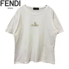 FENDI FFレインボーロゴ Tシャツ ホワイト ローマ製 ホワイトのサムネイル