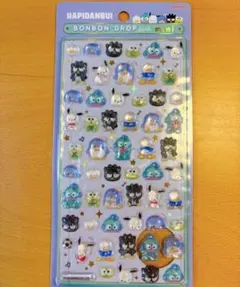 【正規品】はぴだんぶい ボンボンドロップシールmini ミニ　サンリオ