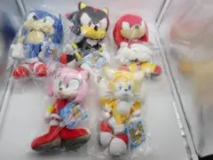 ソニック・ザ・ヘッジホッグ ぬいぐるみ7体 UFOキャッチャー SEGA