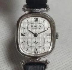 【稼動品レア】RADO レディース腕時計　クォーツ　シルバーカラー　変わり文字盤のサムネイル