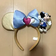 ディズニー シー カチューシャ 5周年 ミニー ゴールド