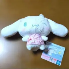 シナモロール　リボンいっぱい！ギンガムチェックぬいぐるみ　サンリオ