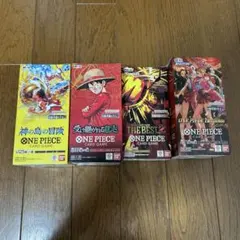 【新品未開封】ワンピースカード BOX 4種セット