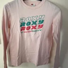 ROXY ロゴプリント 長袖Tシャツ Mサイズ