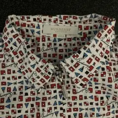 大幅値下げ❤️美品　バーバリー　半袖　ジップアップ　前あき　トップス　130cm