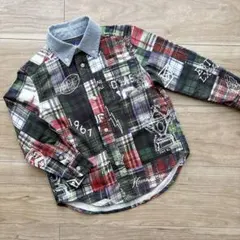 【POLO Ralph Lauren】カラフルチェック柄長袖シャツ（100cm）